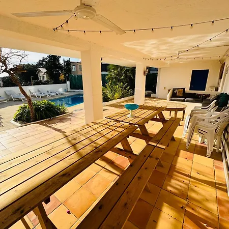 펜션 Exclusiva Casa Con Vistas Despejadas Al Mar Y Piscina Privada