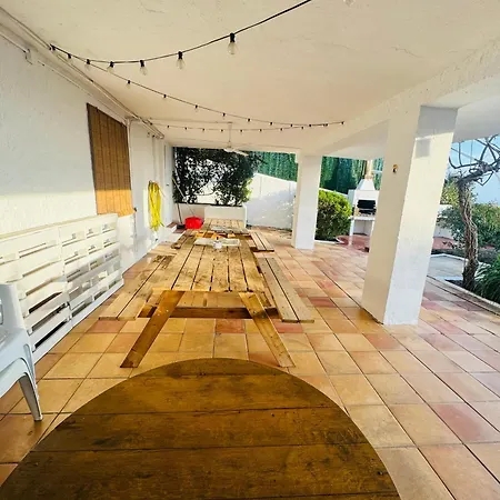 別荘 Exclusiva Casa Con Vistas Despejadas Al Mar Y Piscina Privada